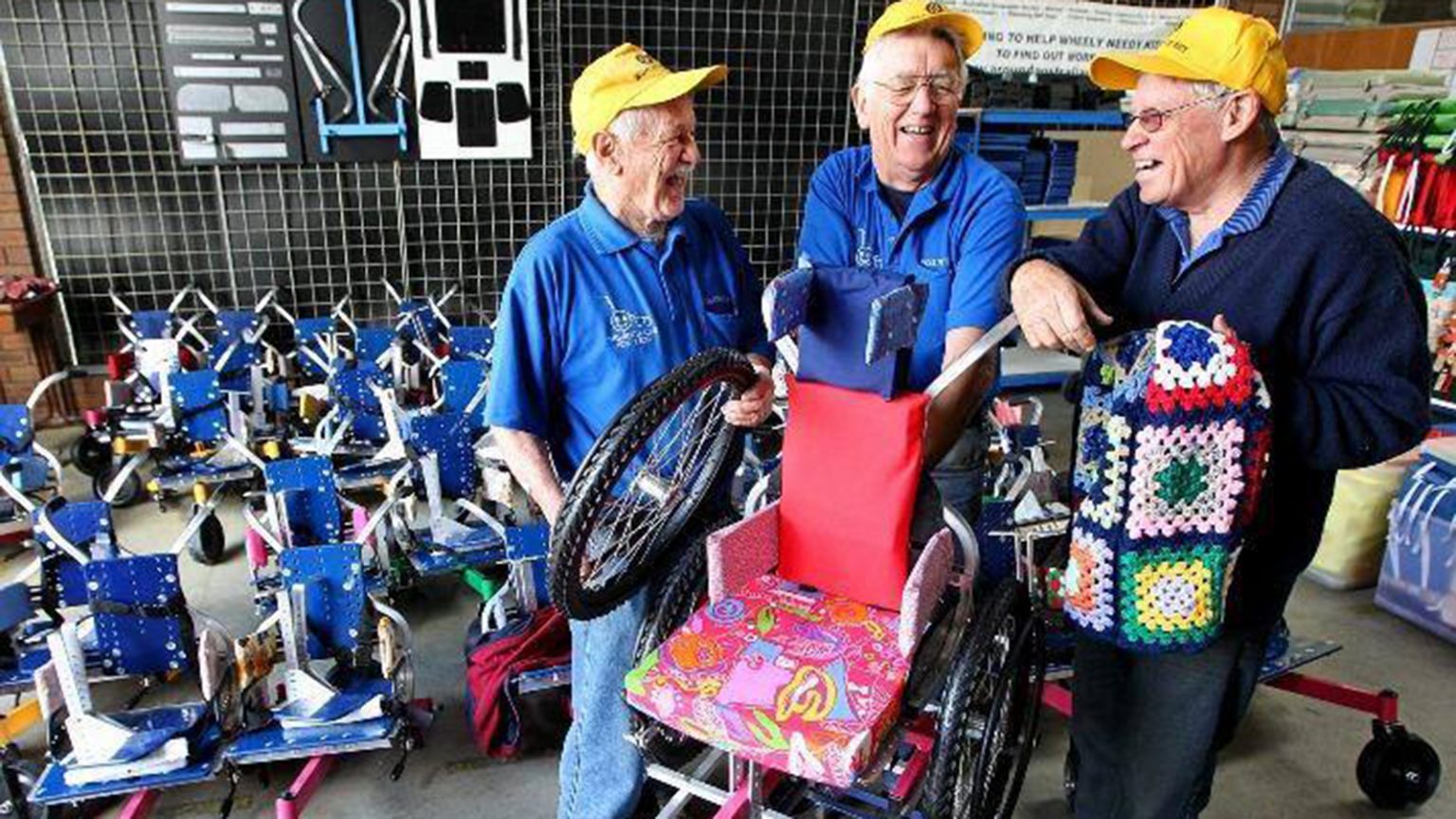 A Volunteer Get Involved Wheelchairs For Kids